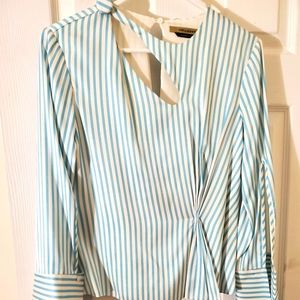 HELLSSY Shirt blue and white stripes